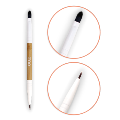 Pinceaux duo eyeliner-lèvres